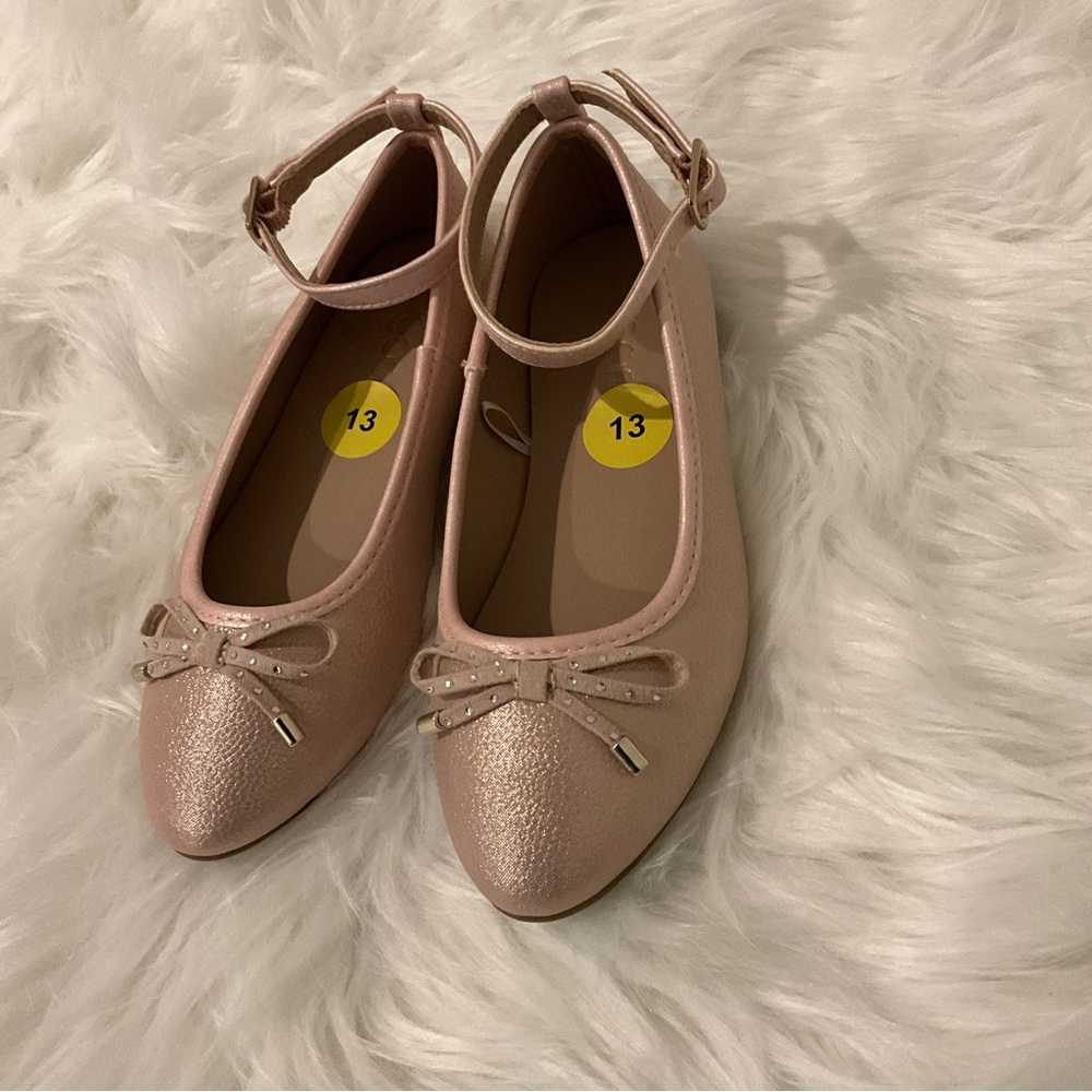 Girls Ankle Strap Flats